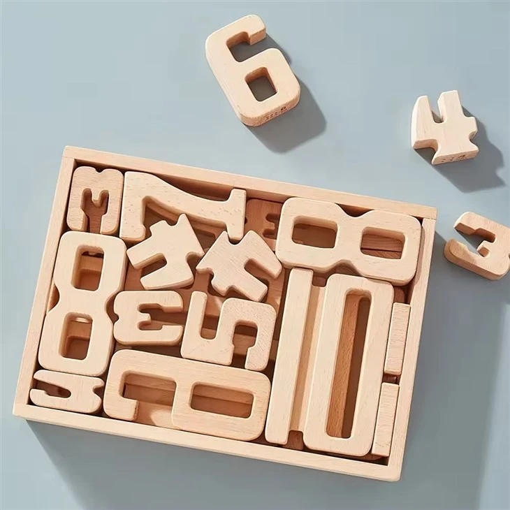 Wooden Educational Number Blocks factory